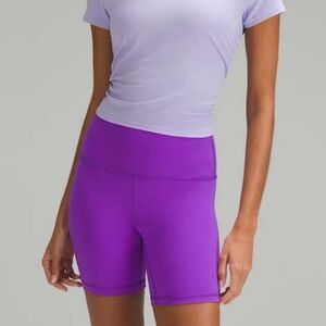 Lululemon align HR 6"shorts  Atomic purple
